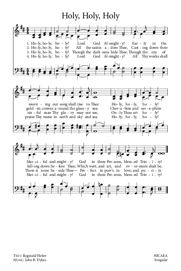Holy Holy Holy Doxology app